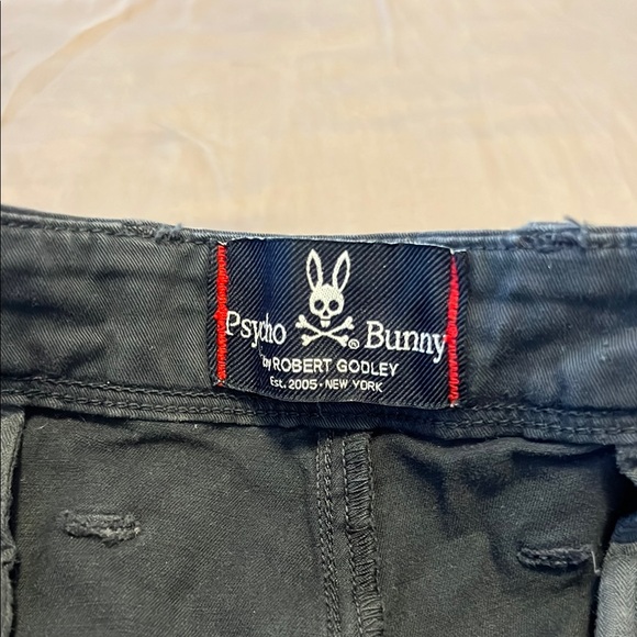 Psycho Bunny Navy Blue Flat Front Men Shorts - Picture 2 of 3